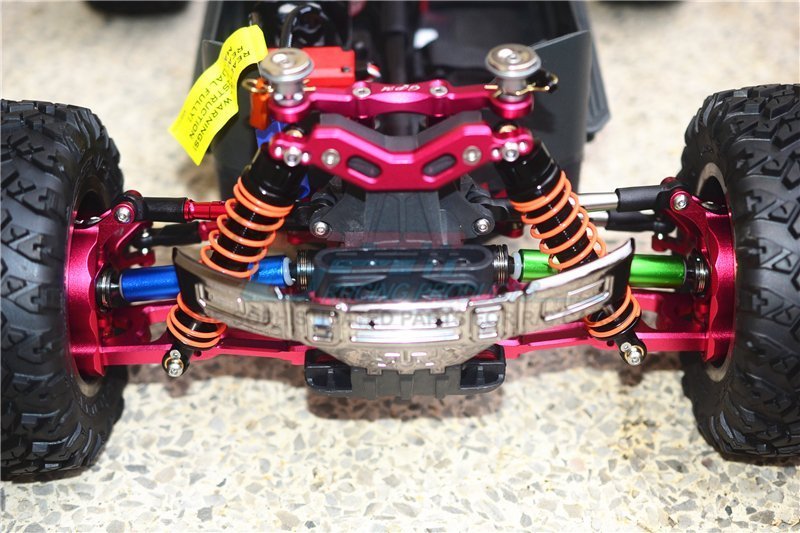 GPM Alu Front Body Mount Für Arrma Granite 4x4 / Big Rock Crew Cab - Rot, 1-tlg, Inkl. Schrauben