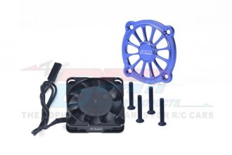 thumbnail interactive-video image 1 of NHX 1/5 Twin Cyclone Aluminum Cooling Fans W/ Motor Heatsink Cover – Orange, HV 1 of 5