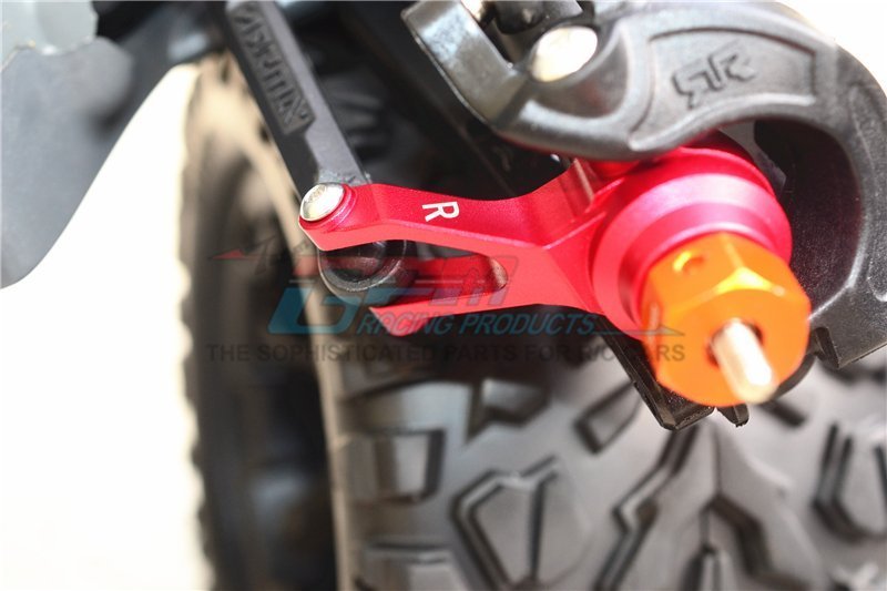 Braccio Snodo Posteriore In Alluminio Rosso GPM Racing Per Arrma Granite 4x4 E Big Rock - MAG022-R