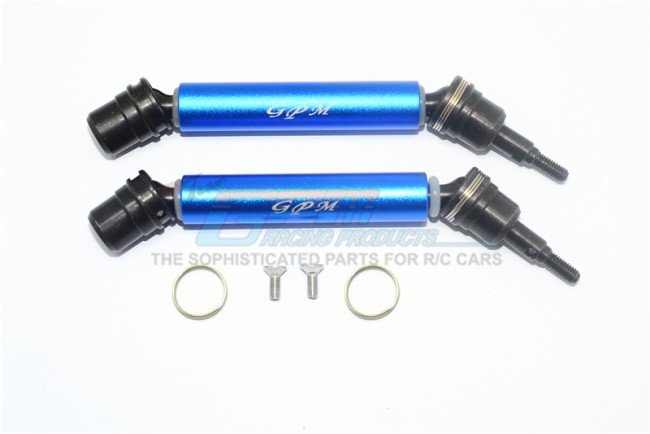 thumbnail image 2 of GMX Aluminum Center CVD Driveshaft With Spring For Arrma Granite Senton 3S BLX - Blue 2 of 5