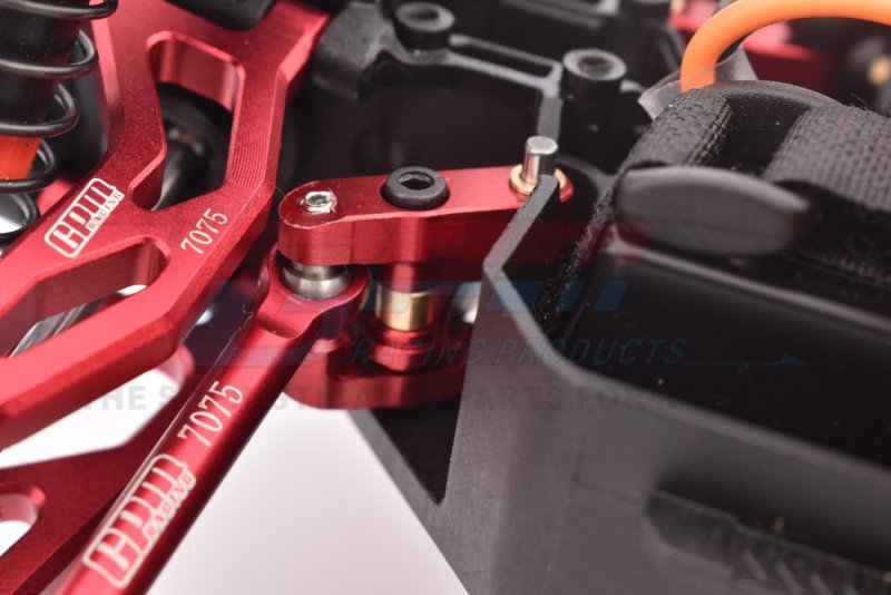 GPM Supporto Ammortizzatore Posteriore In Alluminio Verde Per Arrma Granite 4x4 E Big Rock Crew Cab – 1 Pezzo