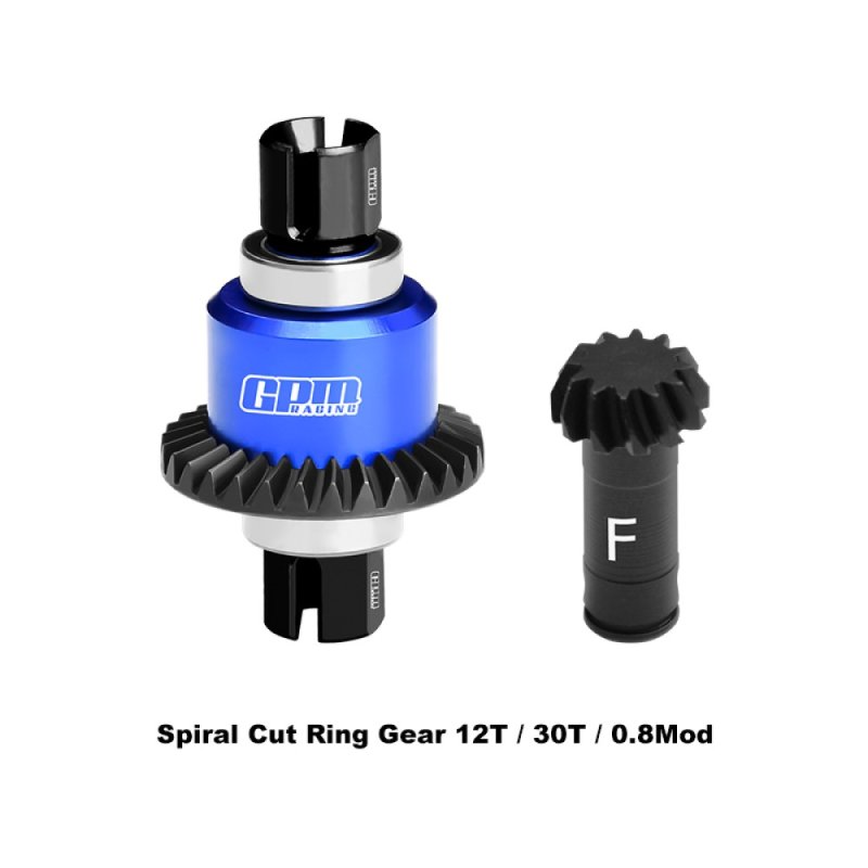 ARRMA GRANITE GROM MEGA 4140 Carbon Steel + 7075 Alloy Front Differential Gear set 12/30T - GPM MGG1230FS