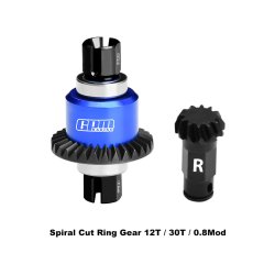 30T Différentiel en métal compatible avec ARRMA 1/18 Granite GROM/Typhon GROM/ 1/14 Mini Mojave GROM différentiel avant arrière assemblé 30T Différentiel en métal compatible avec ARRMA 1/18 Granite GROM/Typhon GROM/ 1/14 Mini Mojave GROM différentiel avant arrière assemblé