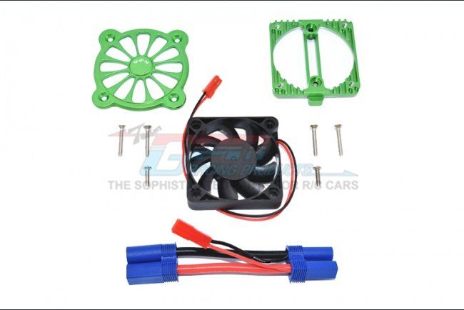 GPM Racing raffreddatore motore in alluminio nero con ventola per Arrma Kraton - MK Racing RC Car Shop