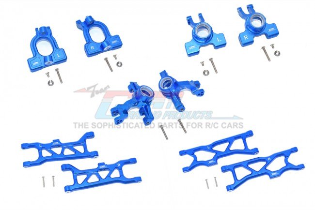 Aluminum Front C-Hub s, Front+Rear Knuckle Arms+Front &rear Lower Arms -28pc set