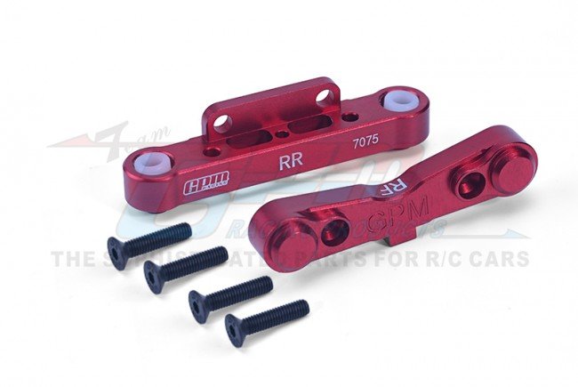 GPM Aluminum Servo Mount Set For Arrma 1/8 Kraton/Outcast/Notorious 6S BLX - 21-Piece Upgrade (Black)