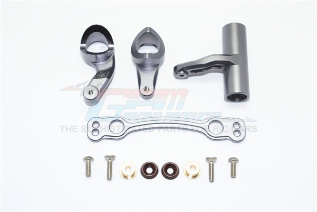 thumbnail image 2 of GPM Aluminum 7075 Steering Rack For ARRMA 1/8 Kraton 6S, Talion, Typhon, Outcast, Mojave 2 of 5