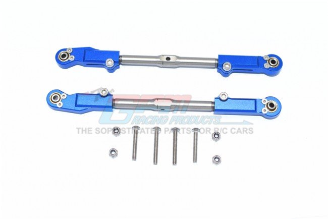 G.P.M 2Pc Set Red Arrma LIMITLESS/INFRACTION Aluminum+Stainless Steel Rear Upper Arm Tie Rod 