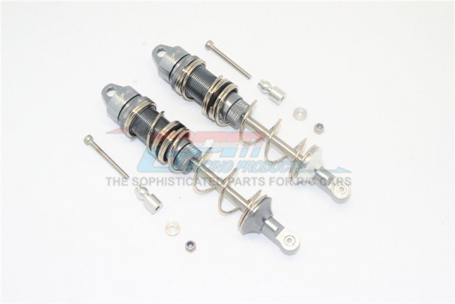 GPM Aluminium Rear Doppel-Federung 135mm Für Arrma 1:8 Kraton 6S / Outcast 6S / Notorious 6S – Silber (1 Paar) GPM Aluminium Rear Doppel-Federung 135mm Für Arrma 1:8 Kraton 6S / Outcast 6S / Notorious 6S – Silber (1 Paar)