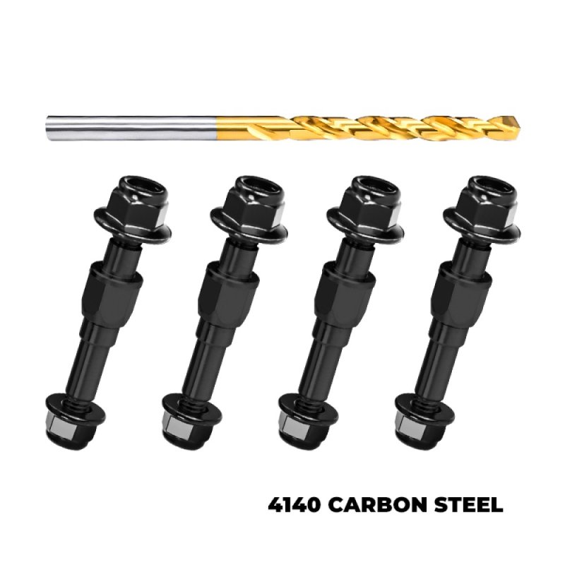 ARRMA KRATON 6S EXB SPEED TRUCK 4140 Carbon Steel Shock Tower Stand Off Kit - GPM MKV6005S