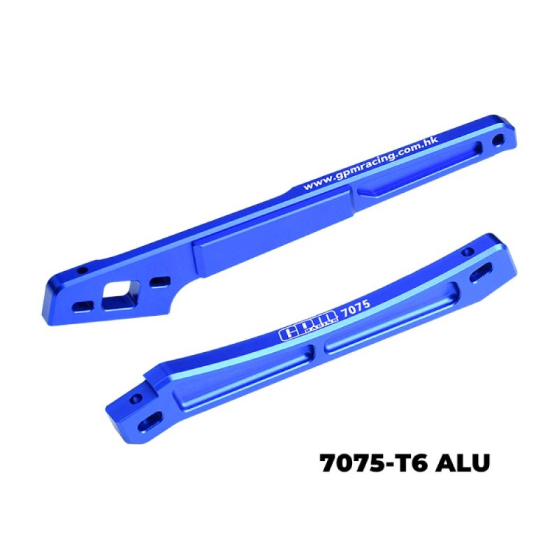 ARRMA KRATON 6S EXB SPEED TRUCK 7075 Alloy Front And Rear Chassis Brace - GPM MKV6016FR