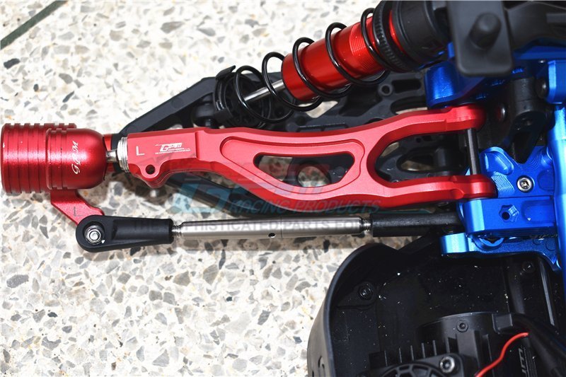 Notorious Outcast Kraton GPM Racing Aluminum Front Upper Arms Red