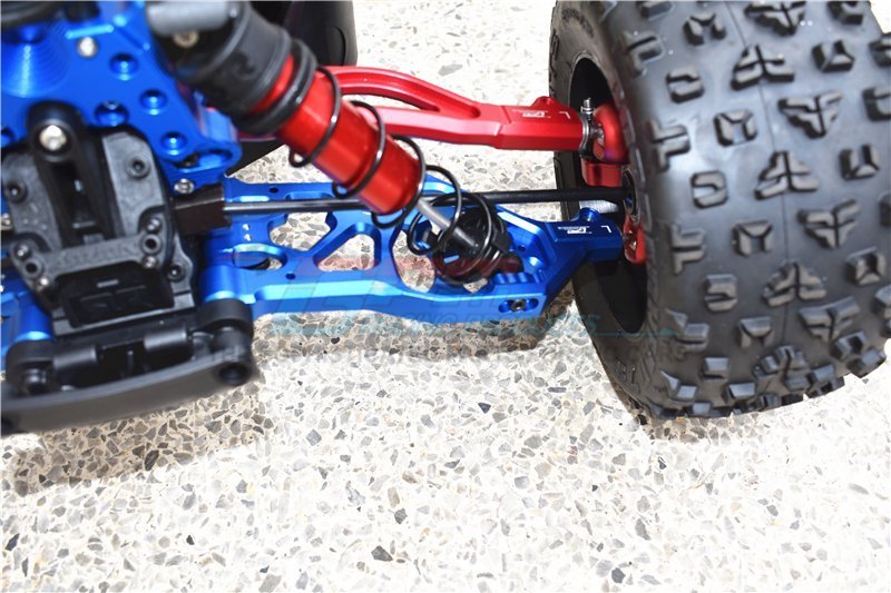 GPM Racing Braccio Oscillante Anteriore Superiore In Alluminio Nero Per Arrma Kraton It 164469