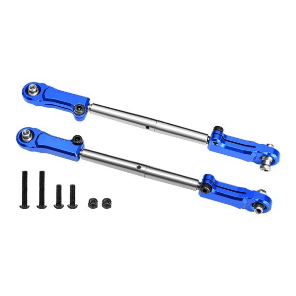 ARRMA KRATON 8S BLX MONSTER Aluminum+Stainless Steel Adjustable Front Steering Tie Rod - 2pc set - GPM MAKX162S