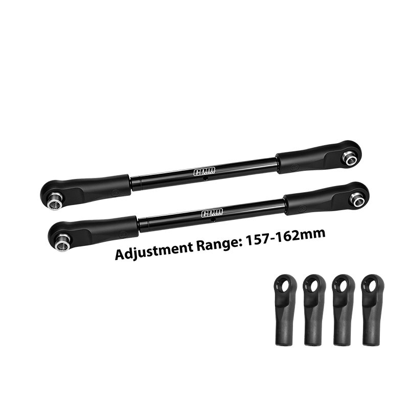 ARRMA Kraton 8S BLX Monster Truck 4140 Carbon Steel Adjustable Rear Upper Toe Links 157-162mm - GPM MAKX057S/V2