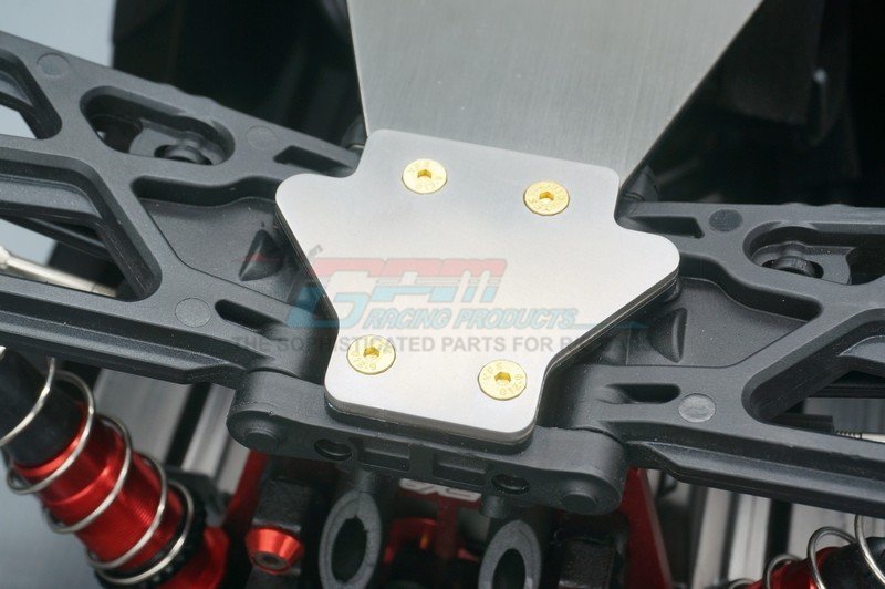 Paraurti Anteriore In Alluminio Rosso Per Arrma Kraton 6S 1/8 – Maxx RC – Super Basher
