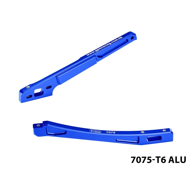 ARRMA MOJAVE 6S EXB V3 7075 Alloy Front And Rear Chassis Brace - GPM MJ3016FR