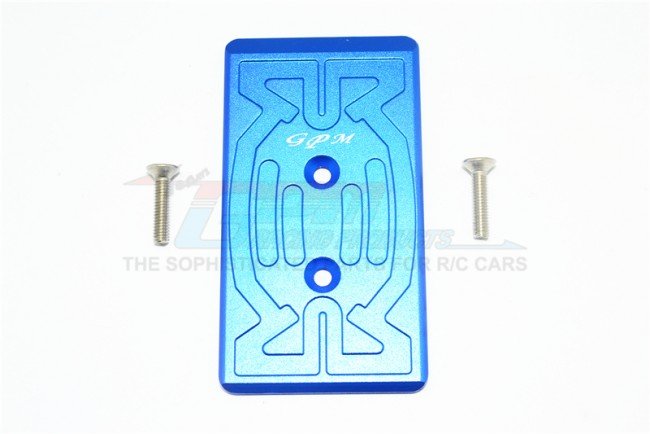 ARRMA NERO 6S BLX Monster Truck Aluminum Rear Chassis Protection Plate - 3pc set - GPM MAN331R