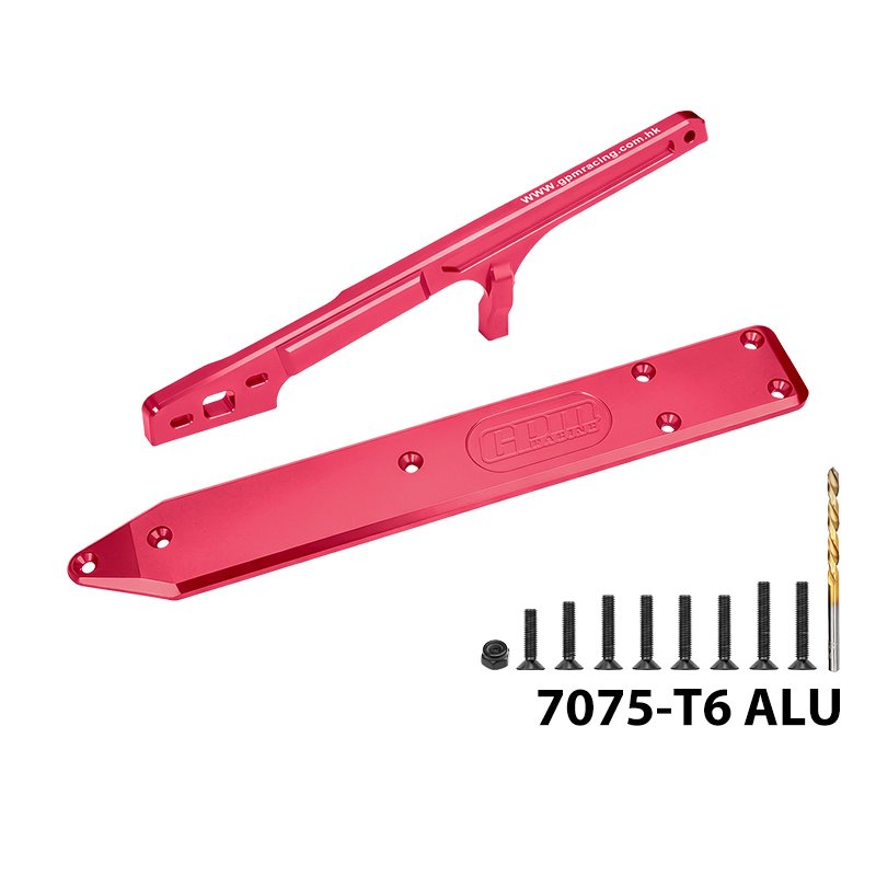 ARRMA TALION 6S EXB Rear Brace & Skid Plate 7075 Alloy
