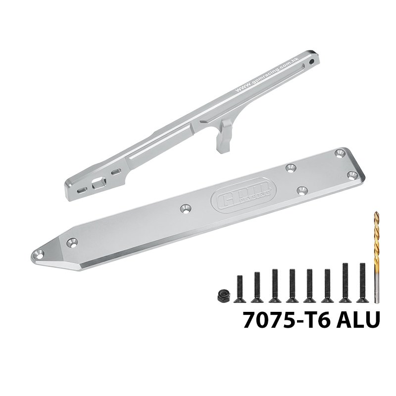 ARRMA TALION 6S EXB Rear Brace & Skid Plate 7075 Alloy