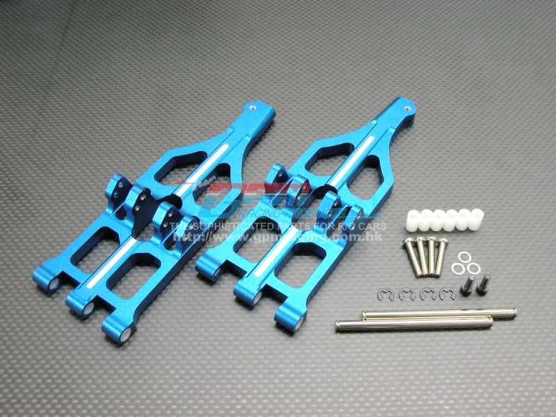 Associated Monster GT Alloy Front/Rear Lower Arm With Collars+Pins+Shims+Screws+E-clips - 1pr set - GPM AGM1055