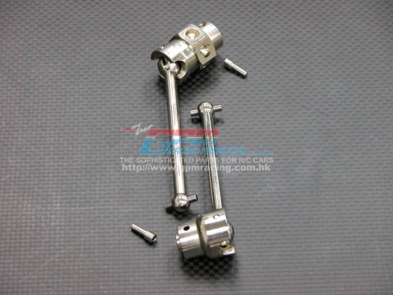 Associated Monster GT Alloy+Steel Universal Main Shaft With Pins -1pr set - GPM AGM1237S