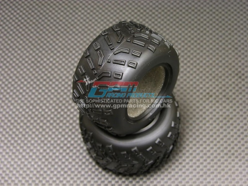 Associated RC 18T Front Rubber Standard Radial Tires With Insert (30 Degree ) -1pr - GPM AR900F30G