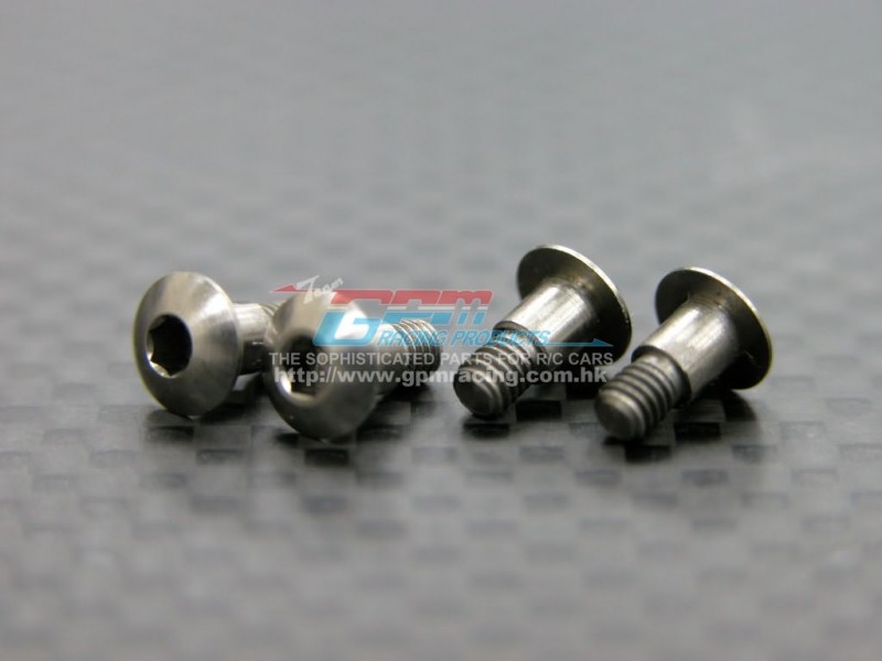 Associated RC 18T Titanium King Pin Screws Use For C-Hub - 4pcs - GPM TAR004