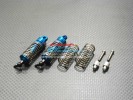 Associated RC 18T Alloy Front Adjustable Spring Dampers (47mm) With 1.0mm Springs & 0.9mm Spare Springs & Alloy Collars & Screws - 1pr set - GPM AR347F