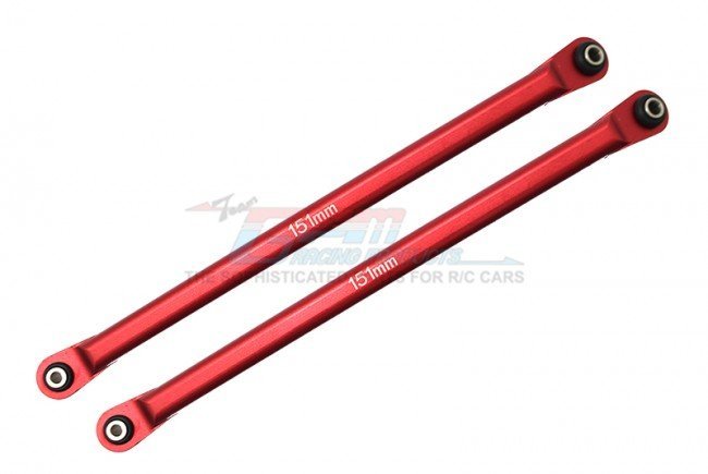 GPM RBX049R AXIAL RBX10 RYFT Aluminum Rear Chassis Links - CNC Upgrade