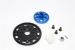 Axial Racing SCX10 Steel #45 Spur Gear 48 Pitch 89T + Aluminium Spur Gear Adapter - 1set (For SCX10, Wraith) - GPM SSCX1589T Axial Racing SCX10 Steel #45 Spur Gear 48 Pitch 89T + Aluminium Spur Gear Adapter - 1set (For SCX10, Wraith) - GPM SSCX1589T
