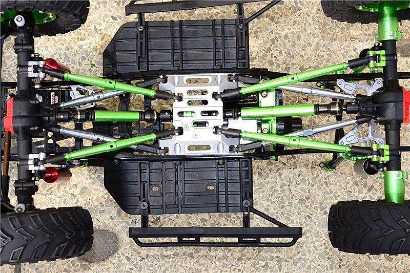 AXIAL SCX-10 II 330mm CNC-style Aluminium Front and Rear Rod Link