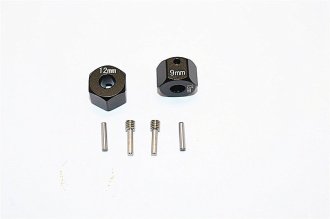 Aluminum Wheel 12mm Hex Adapters Adaptor for Traxxas Rustler 4x4 VXL Red