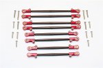 AXIAL Racing SCX10 II Aluminium Front+Rear Rod Link With Aluminium Ends - 8pcs set - GPM SCX2049A AXIAL Racing SCX10 II Aluminium Front+Rear Rod Link With Aluminium Ends - 8pcs set - GPM SCX2049A