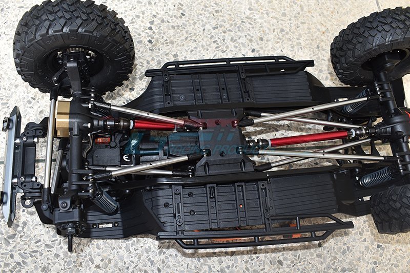 GPM Axial SCX10 Tuning Set – Alu Tie Rods In Orange Für 1/10 RC-Crawler Honcho