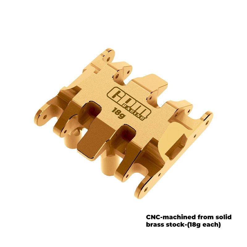 AXIAL SCX30 Brass Centre Gear Box Mount Skid Plate 18g SCX30/38X