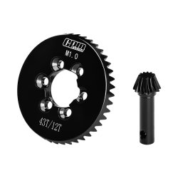 GPM AXIAL 43T/12T SCX6 Spiral-cut Ring and Pinion 20Cr Steel