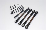 Axial Racing Yeti  Spring Steel Completed Anti-thread Tie Rod With Black Plastic Ends - 5pcs set (AX80119) - GPM YT160P