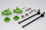 Axial Racing Yeti Aluminium Front Knuckle Arm With Hex Adapters & Steel Front CVD Drive Shaft - 6pcs set (Thickness Design) - GPM YT102195S Axial Racing Yeti Aluminium Front Knuckle Arm With Hex Adapters & Steel Front CVD Drive Shaft - 6pcs set (Thickness Design) - GPM YT102195S