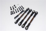 Axial Racing Yeti Spring Steel Completed Anti-thread Tie Rod With Black Plastic Ends - 5pcs set (AX80119) - GPM YT160P Axial Racing Yeti Spring Steel Completed Anti-thread Tie Rod With Black Plastic Ends - 5pcs set (AX80119) - GPM YT160P