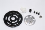 Axial Racing Yeti Aluminium Spur Gear Adapter + Steel Spur Gear 32 Pitch 65T (AX31065+AX31067) - 2pcs set - GPM YT1665T Axial Racing Yeti Aluminium Spur Gear Adapter + Steel Spur Gear 32 Pitch 65T (AX31065+AX31067) - 2pcs set - GPM YT1665T