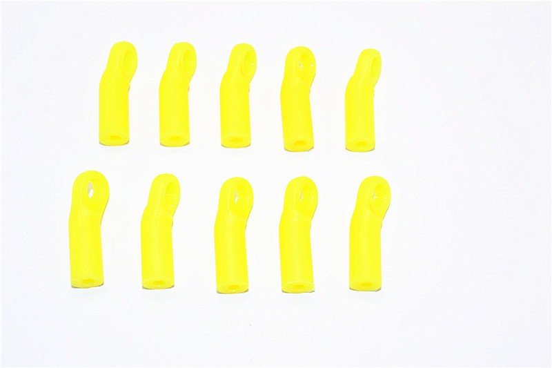 Nylon 4mm Clockwise and Anticlockwise Ball Links of 24mm Long (count from middle of the middle of the hole and use with 5.8mm balls) -10pcs - GPM BLC42458