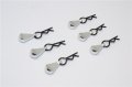 alt="Body Clips + Aluminium Mount For 1/10 To 1/18 Models - 6pcs set - GPM BCM002M" title="Body Clips + Aluminium Mount For 1/10 To 1/18 Models - 6pcs set - GPM BCM002M"