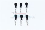 Body Clips + Silicone Mount For 1/5 To 1/8 Models - 6pc set - GPM BCM005