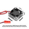 6061-T6 Alloy Metal Frame Waterproof Cooling Fan 35x10mm High Speed 20000RPM- GPM FAN3510M