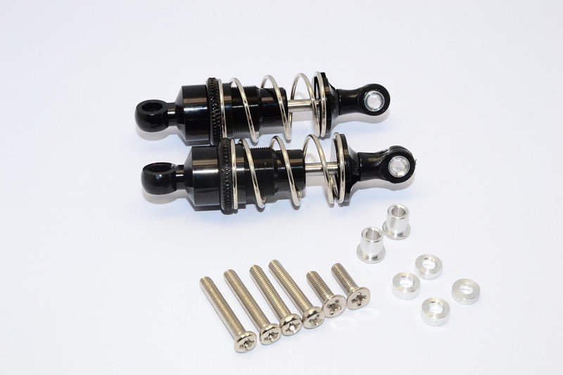 1/10 Touring - Alloy Ball Top Damper (55mm) With Alloy Collars & Washers & Screws - 1pr set - GPM DP055