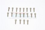 SUS304 Stainless Steel Cap Head Socket Screws M3x10mm - 20pcs - GPM SUS3X10 SUS304 Stainless Steel Cap Head Socket Screws M3x10mm - 20pcs - GPM SUS3X10