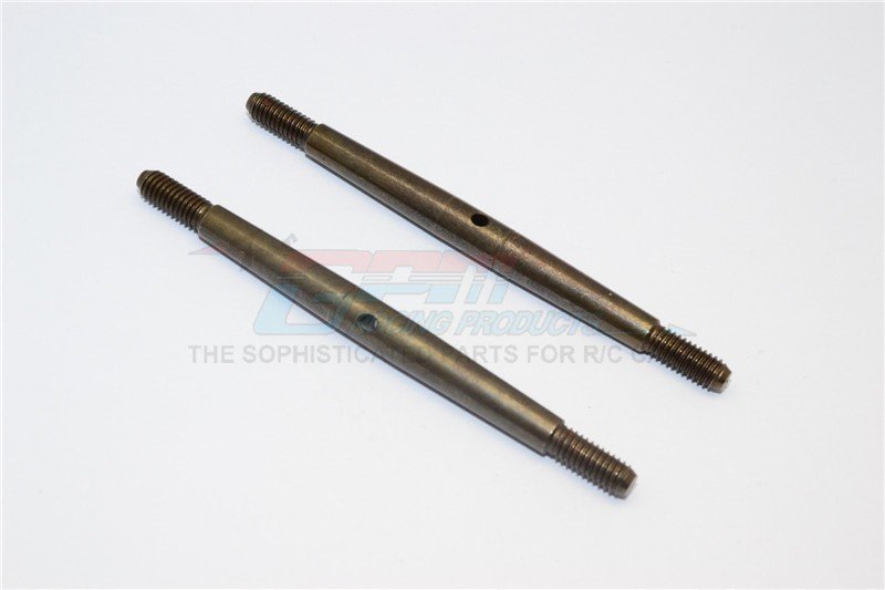 Tie Rods Spring Steel 4mm Clockwise ise And Anticlockwise Turnbuckles (Total LenGTh 75mm.both Sides Thread 9.5mm.body 56mm) - 1PR - GPM T475TL95S
