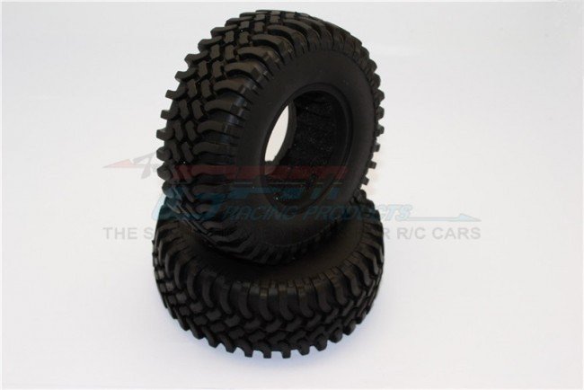 1.9\'\' Rubber Tires With Foam Inserts (Outer Diameter 100mm, Tire Width 39mm) - 1pr - GPM TIRE1939