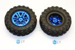 General Hop-Up Parts Tires and Wheels Plastic 6 Poles Simulation Wheels In Black Screws With 1.9' Crawler Tire & 12mm Hex Tool - 1pr - GPM AW1906SCYBK General Hop-Up Parts Tires and Wheels Plastic 6 Poles Simulation Wheels In Black Screws With 1.9' Crawler Tire & 12mm Hex Tool - 1pr - GPM AW1906SCYBK